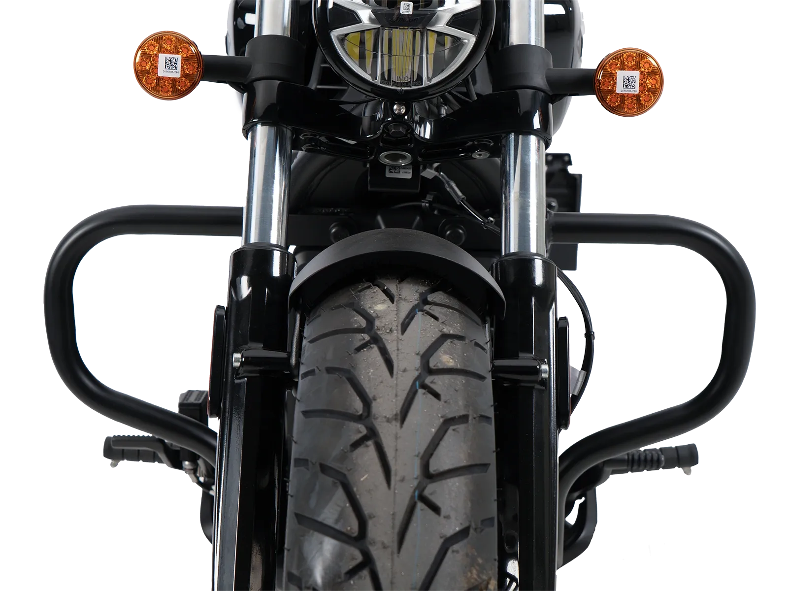 Guardamotor negro para Indian Scout Sixty Bobber (25-) Hepco & Becker