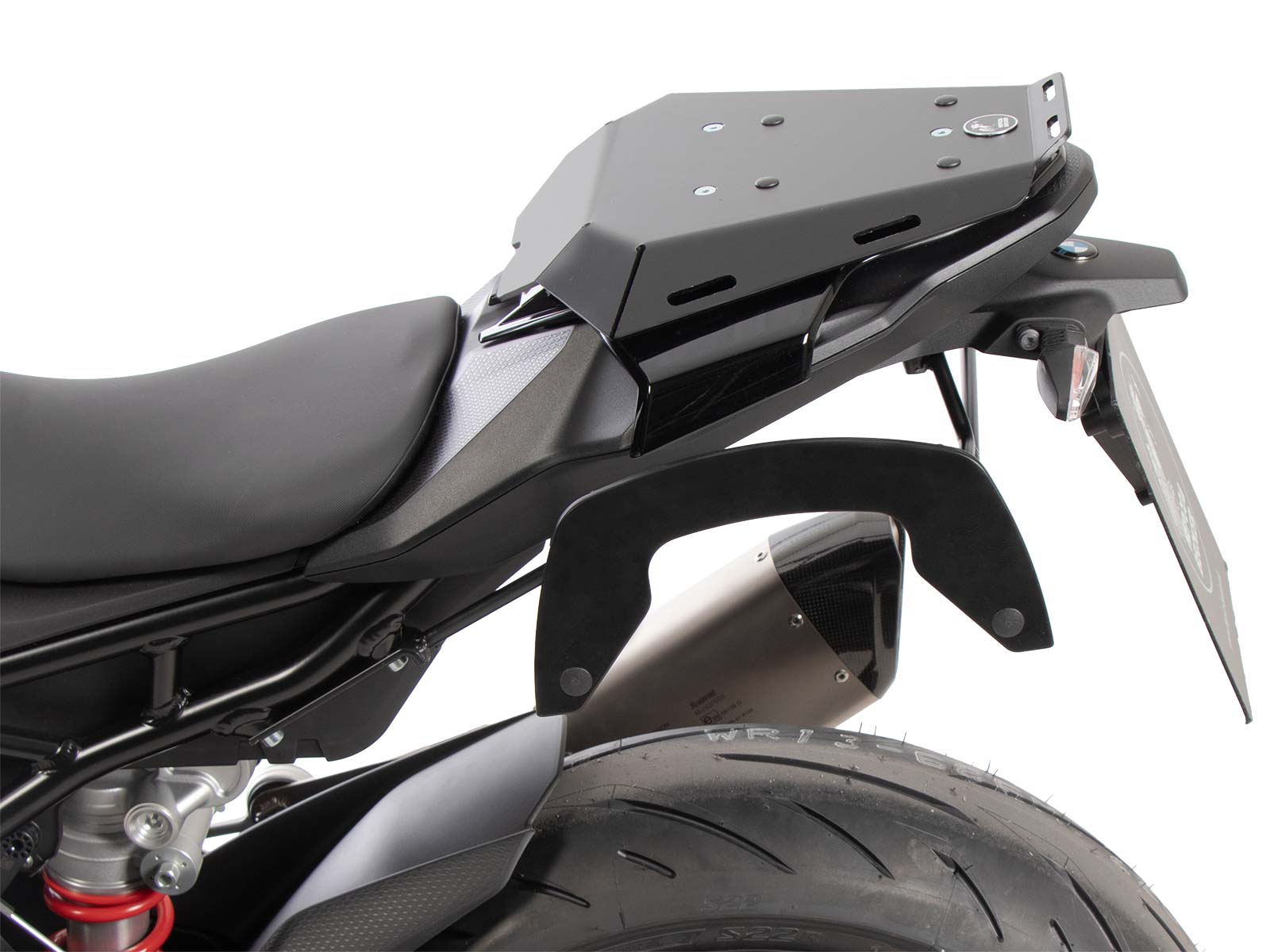 Portaequipajes deportivo fijo negro para BMW S 1000 RR (23-) Hepco & Becker