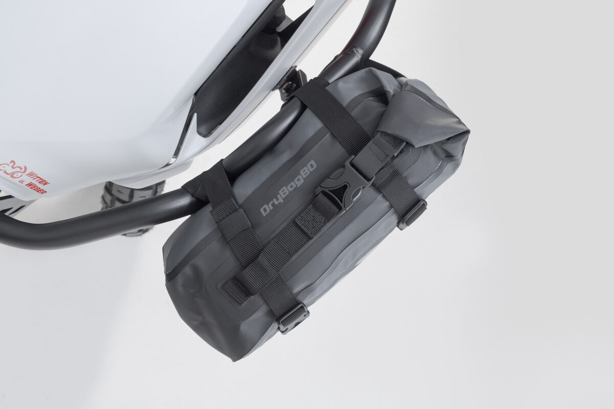 Bolsa trasera Drybag 80 para Aprilia NA 850 Mana, negro / gris - SW Motech