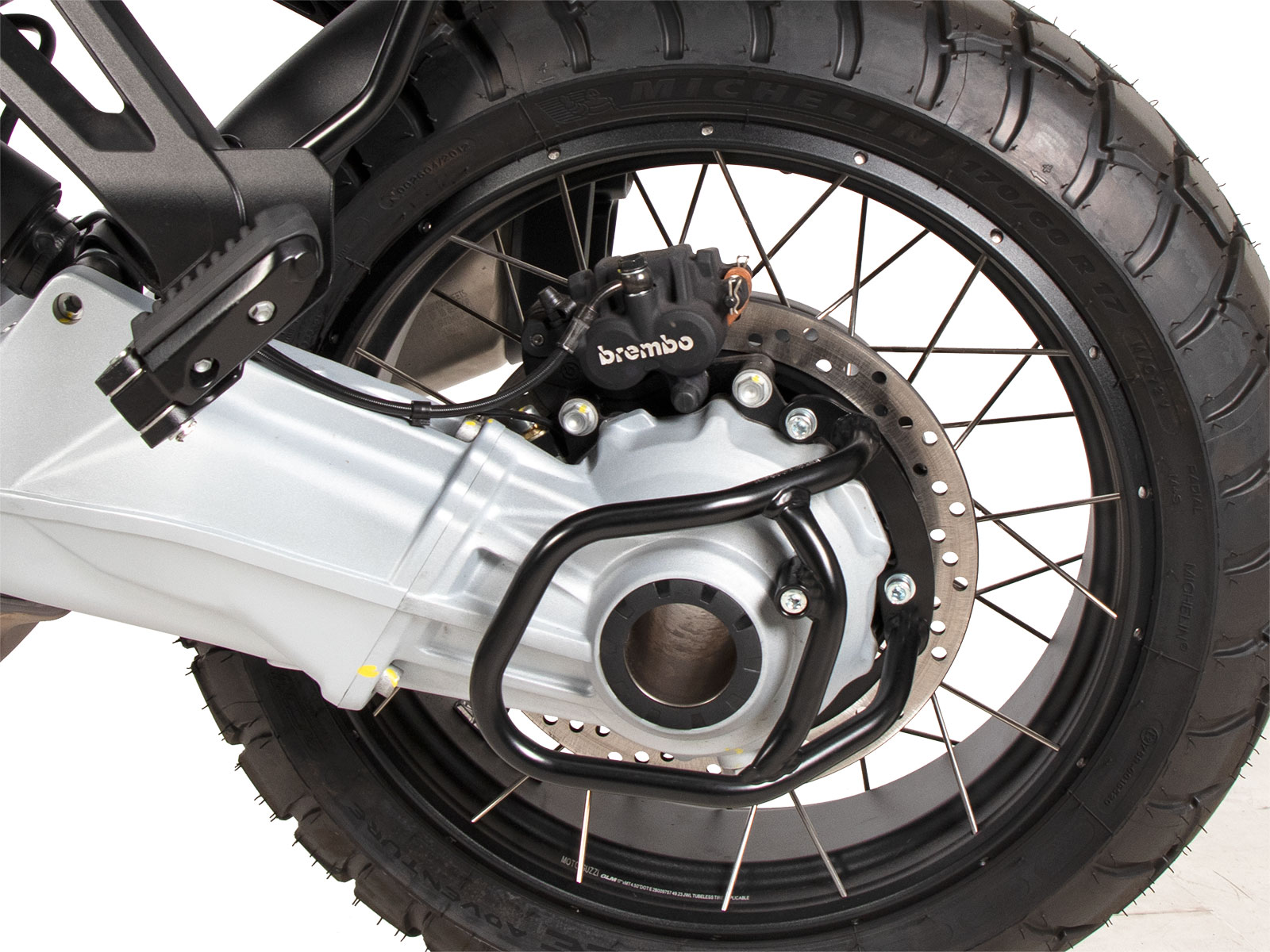 Protector de cardán negro para Moto Guzzi V100 Mandello /S (22-) Hepco & Becker