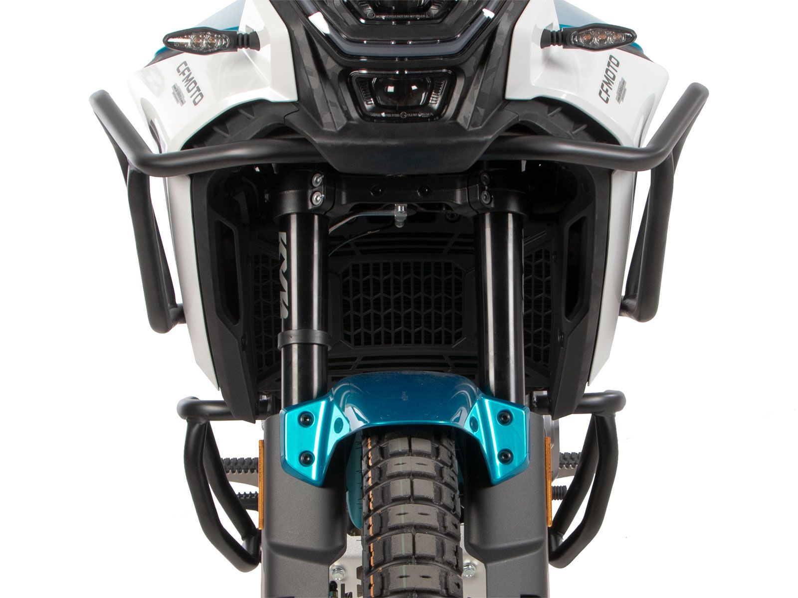 Protector de motor negro para CFMoto 450 MT (24-) Hepco & Becker