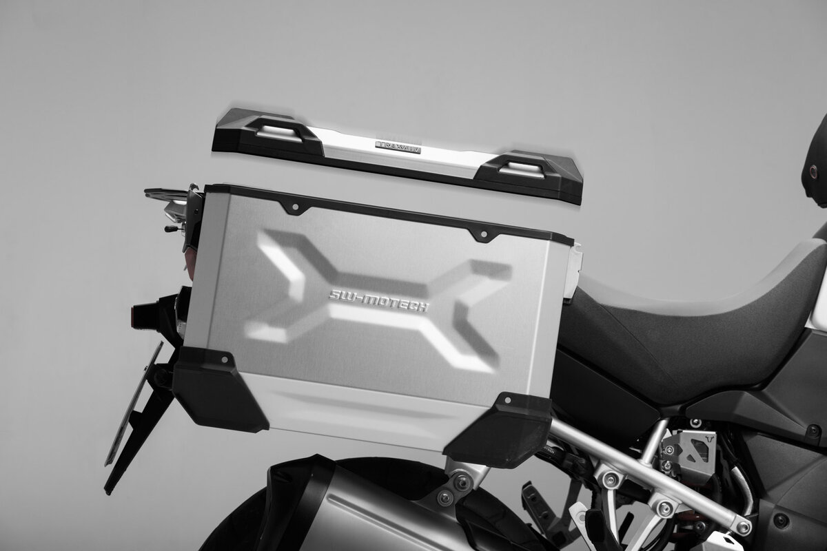 SW-Motech Maleta aluminio TRAX ADV L 45L negra, izquierda para Honda XL 750 Transalp (23-) SW Motech