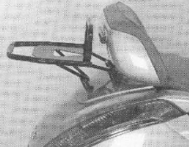 Portaequipajes tubular Topcaseträger plata para Aprilia Atlantic 500 (02-05) Hepco & Becker