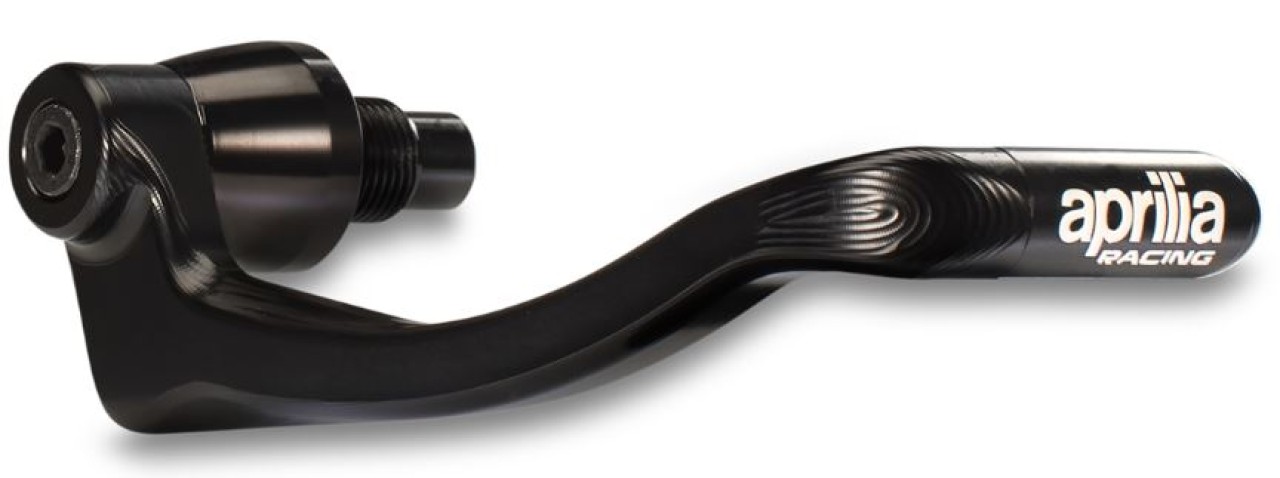 Protector de maneta de freno Racing, negro para Aprilia RSV4 1100