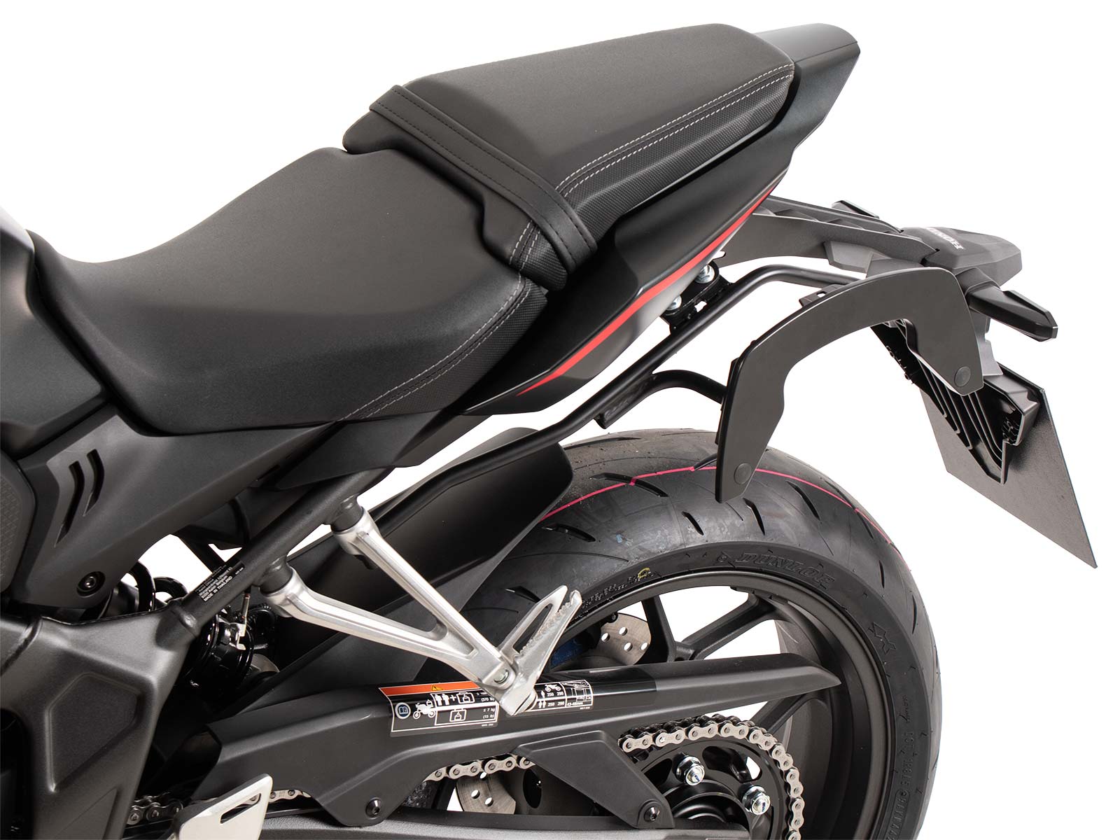Soporte lateral C-Bow negro para Honda CBR 650 R / E-Clutch (24-) Hepco & Becker