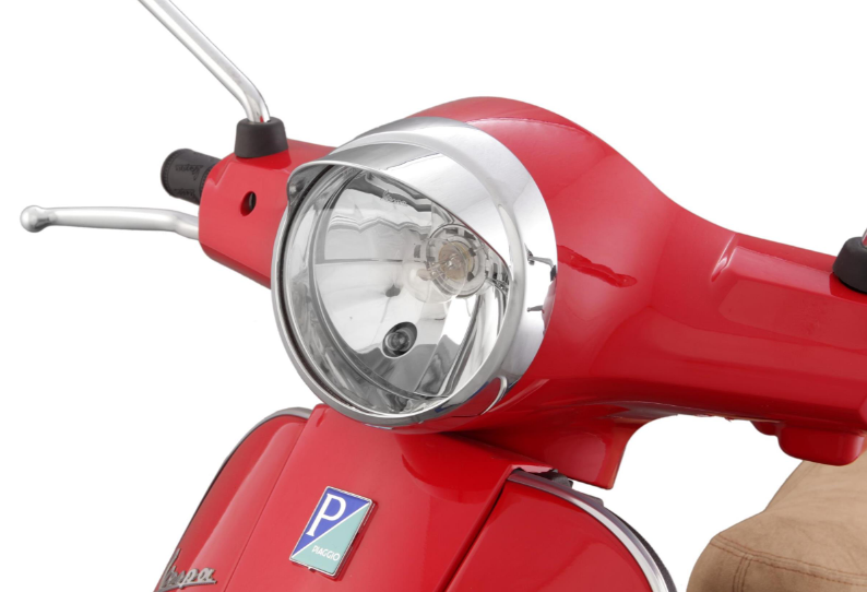 Aro de lámpara con tulipa para Vespa LX 50-150ccm, cromado