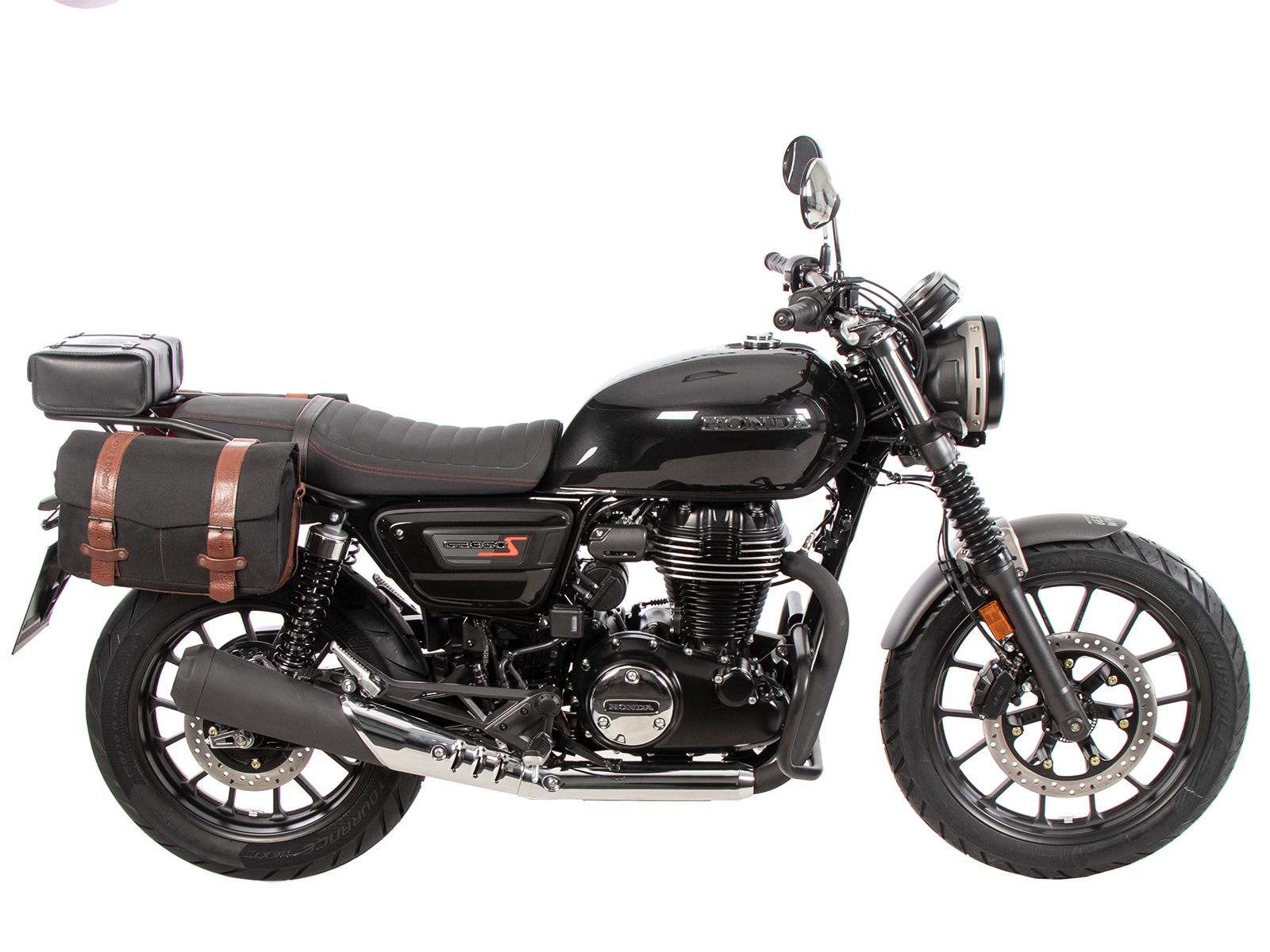 Portaequipajes tubular negro para Honda GB 350 S (25-) Hepco & Becker