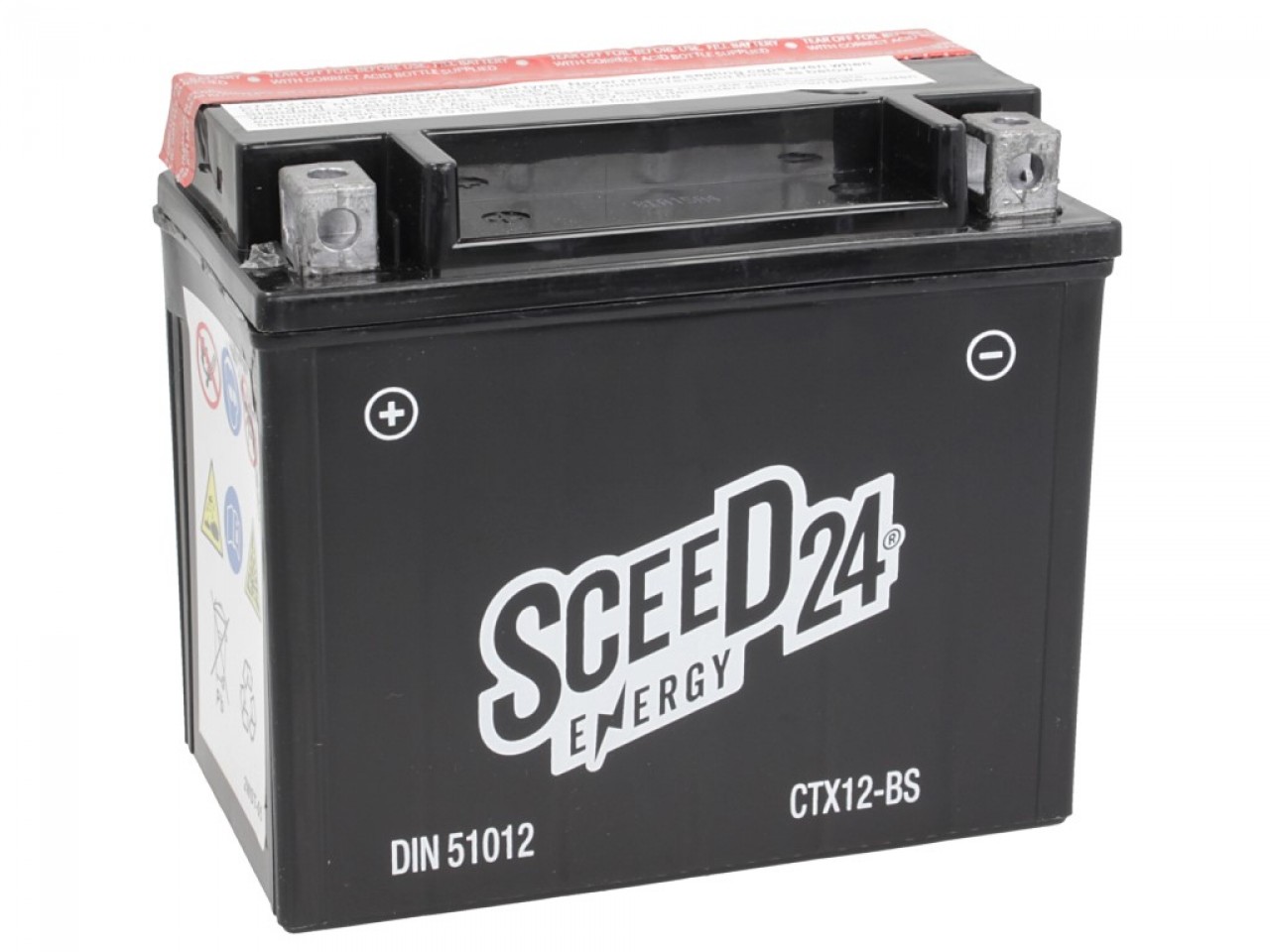 Batería Sceed 42 Energy YB10L-B, 12 V, 11 A, estándar, TOP PRICE-TOP QUALITY CB10L-B, sin ácido,