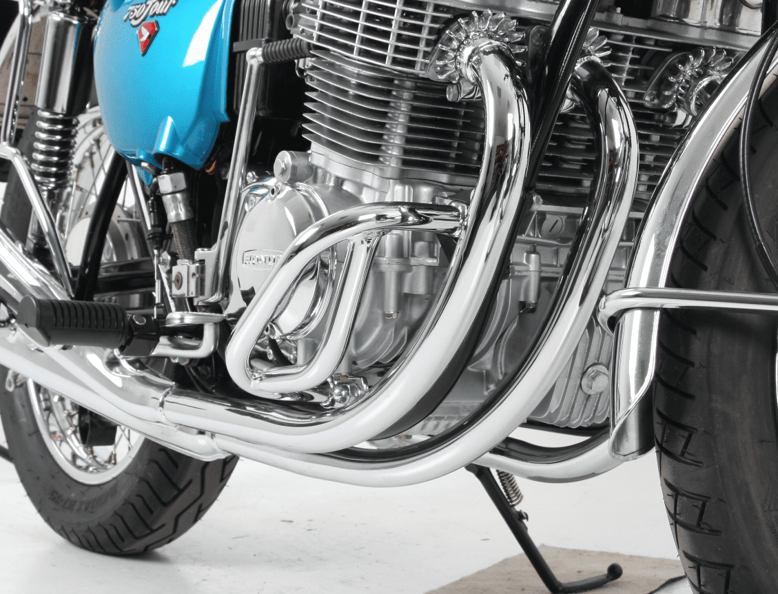 Protector de motor cromado para Honda CB 750 Four K0-K6 / F1/F2 (70-76) Hepco & Becker
