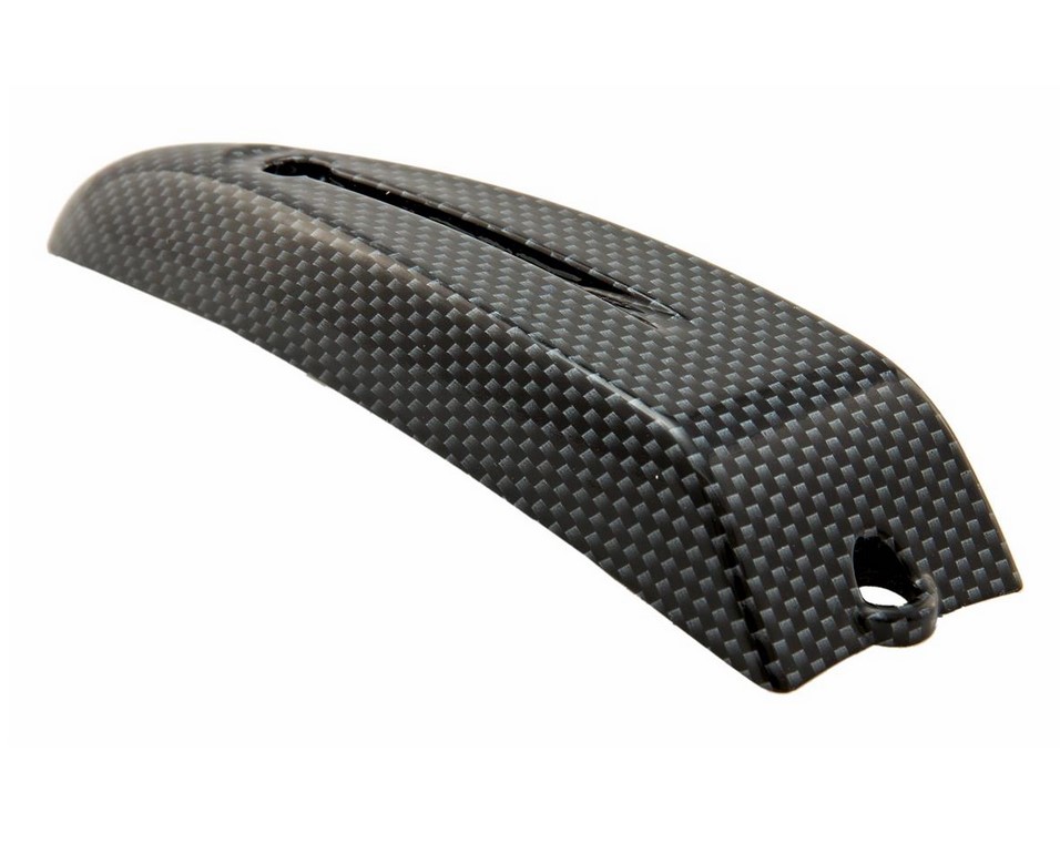 Pieza inferior de la boquilla del guardabarros para Vespa GTS Super/Super Sport 125/300cc, aspecto de carbono
