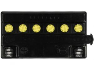 Batería Yuasa YB9-B, 12 V, 9 A, estándar, sin paquete de ácido, 140x80x135