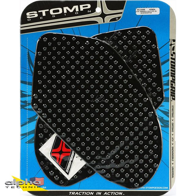 Stompgrip negro Volcano para Honda CBR600F (Sport) / VFR800 (02-13)