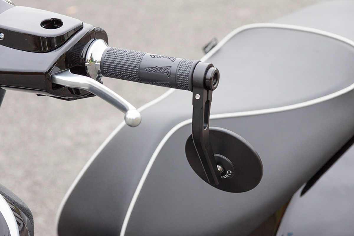 Espejo de manillar Clubman para Vespa ET / LX / LXV /S / GTS / GTS Super / GTV / GTS HPE / GT