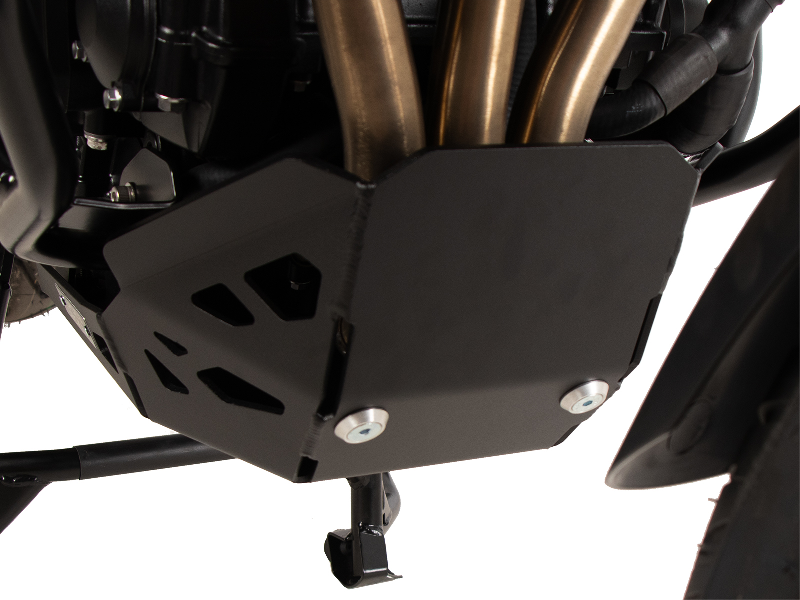 Placa de protección del motor negra para Triumph Tiger 900 Rally Pro (24-) Hepco & Becker