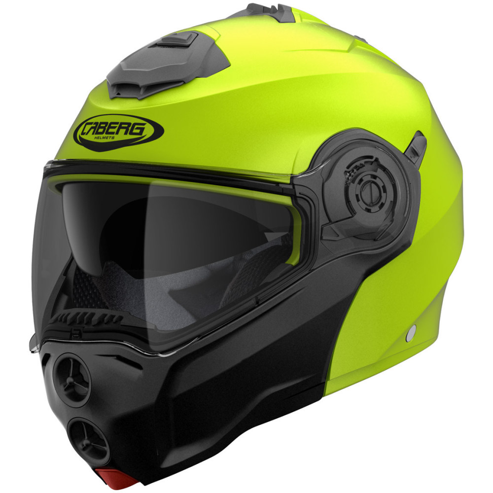 Casco Caberg Droid Hi Vizion, amarillo fluorescente/negro