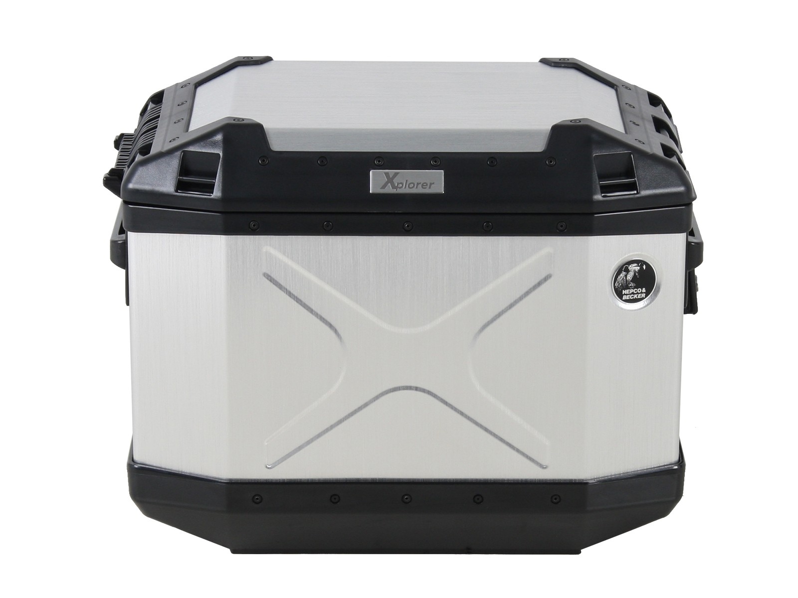 Maleta lateral Alu Xplorer 40 plata Hepco & Becker