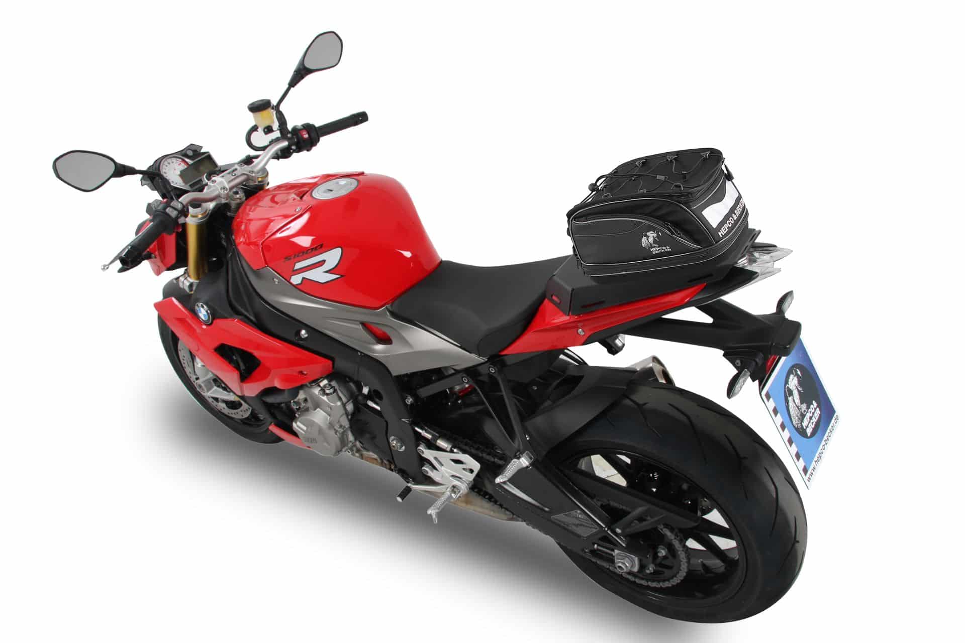 Portaequipajes deportivo fijo negro para BMW S 1000 R (14-20) Hepco & Becker