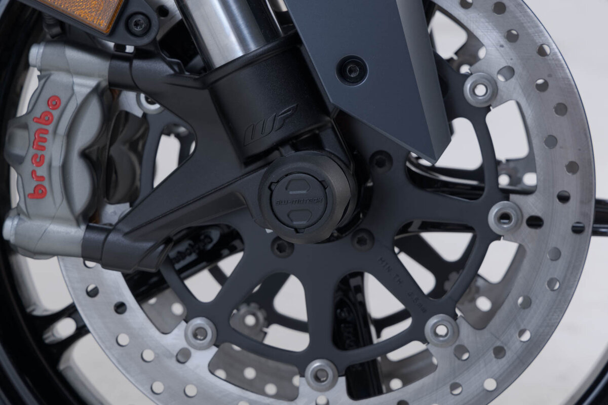 SW-Motech Kit crash pad para eje delantero negro para modelos KTM - SW Motech