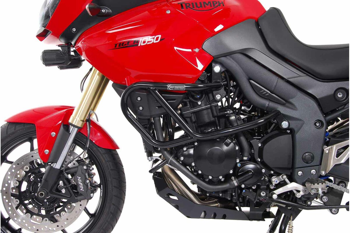 SW-Motech Crash bar negro para Triumph Tiger 1050 (06-12) / SE (11-12) - SW Motech