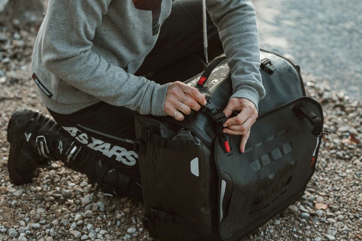 SW-Motech SysBag WP L con placa adaptadora derecha para Honda XL 750 Transalp (23-)