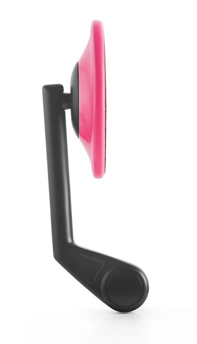Espejo de manillar RIZOMA E-POP izquierda o derecha para Vespa, negro/rosa