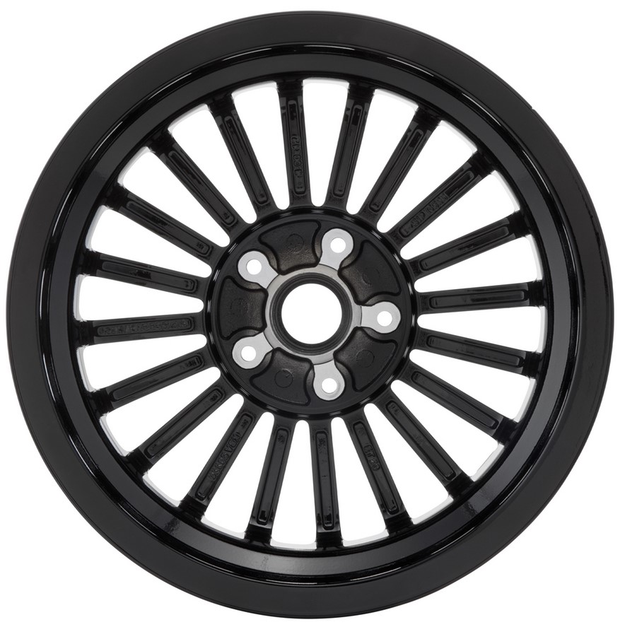 Llanta delantera/trasera para Vespa GTS/GTS Super/GTV/GT 60/GT/GT L 125-300ccm, negro brillante