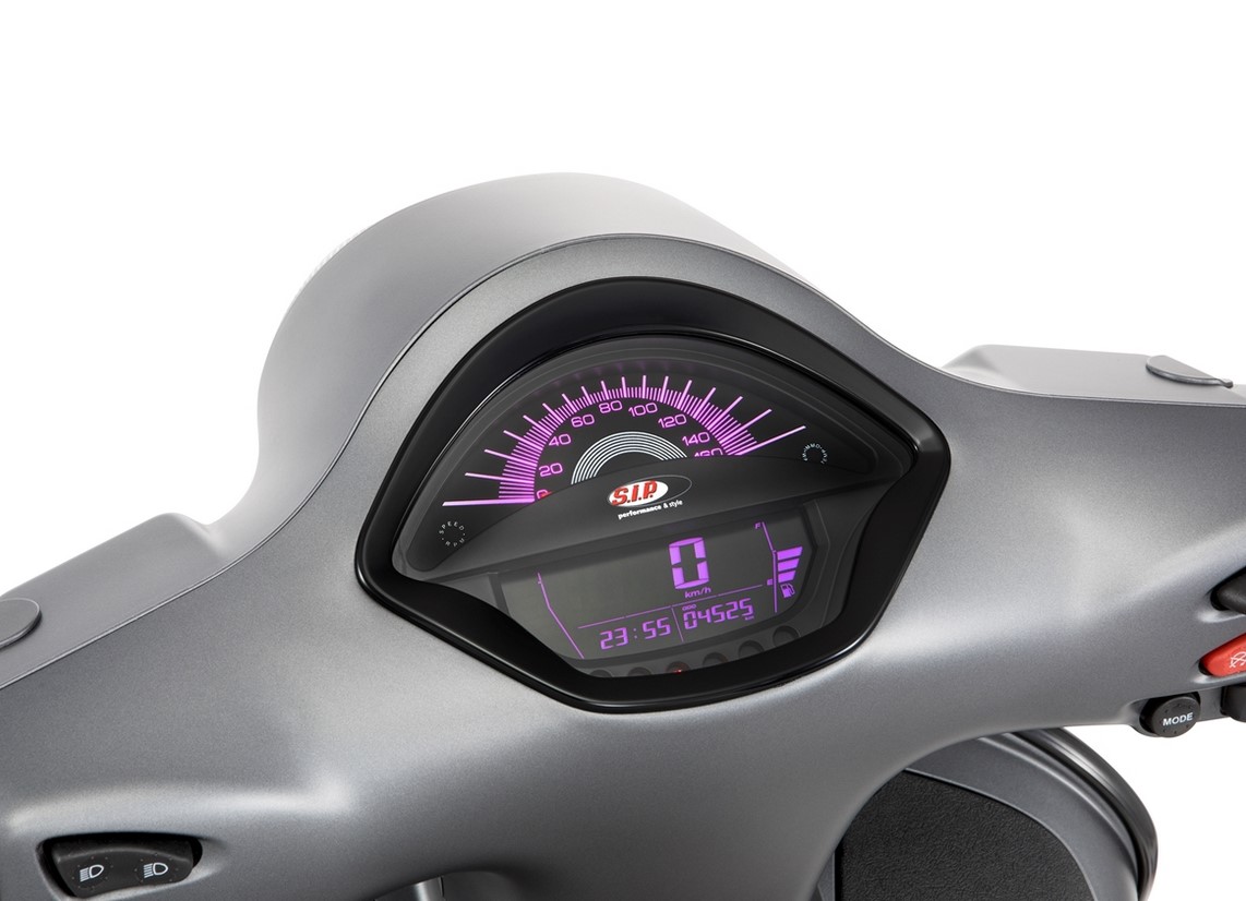 Cuentavueltas/cuentakilómetros para Vespa GTS/GTS Super 300cc FL ('14-), negro