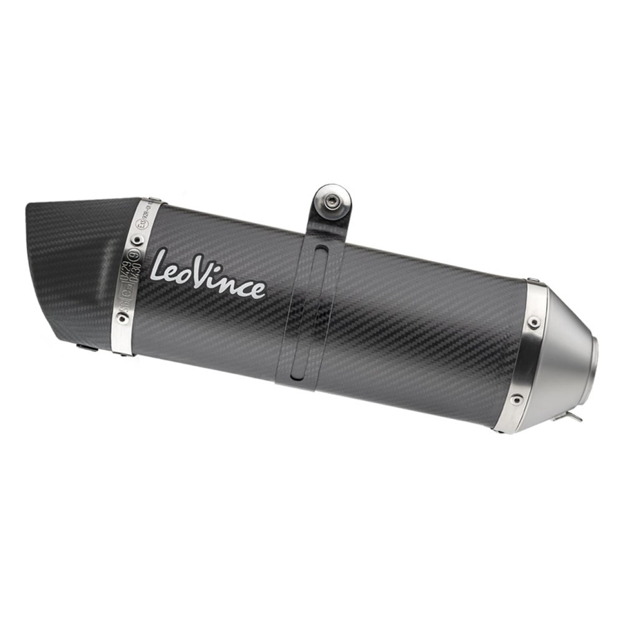 Escape LeoVince LV One Evo para Kawasaki Ninja 400 /Z 400, carbono, slip on, E-certificate