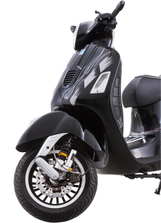 Amortiguador delantero para Vespa GTS/GTS Super/GTV/GT 60/GT/GT L, plata/naranja