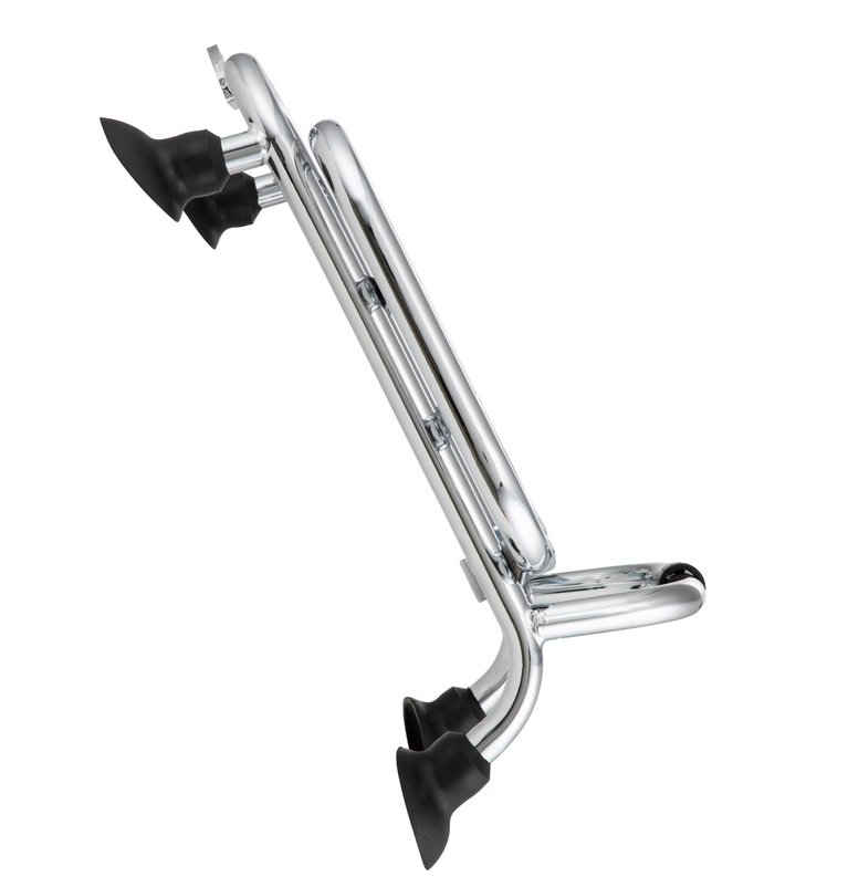 Portaequipajes delantero para Vespa GTS /GTS Super HPE /GTV 125/300 ('19-), plegable, cromado