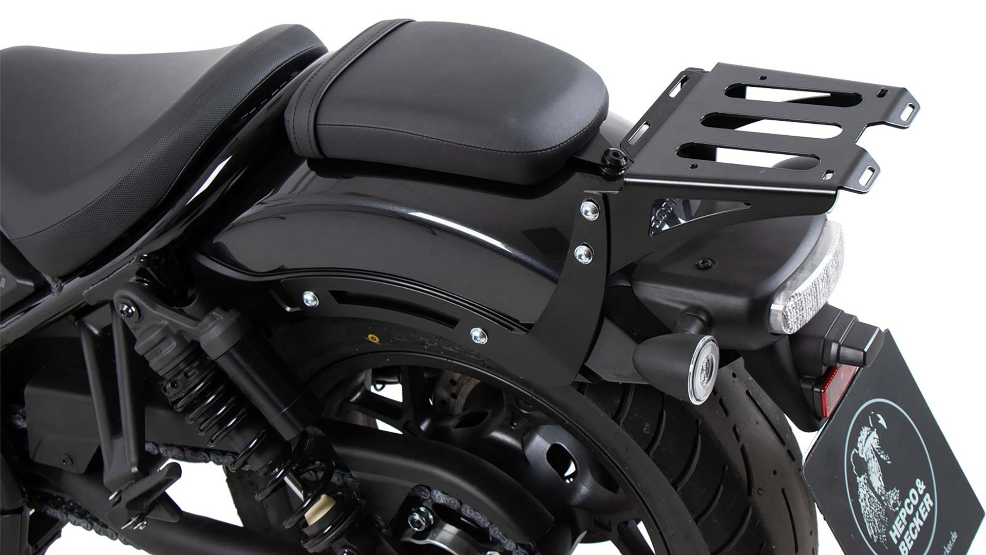 Portaequipajes trasero blando Minirack negro para Honda CMX 1100 Rebel /DCT (21-24) Hepco & Becker