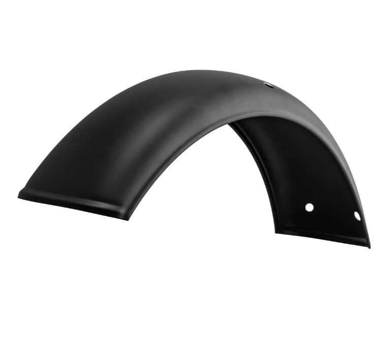 Guardabarros 2.0 Garelli sin soporte para Vespa PX 80-200cc, metal negro mate