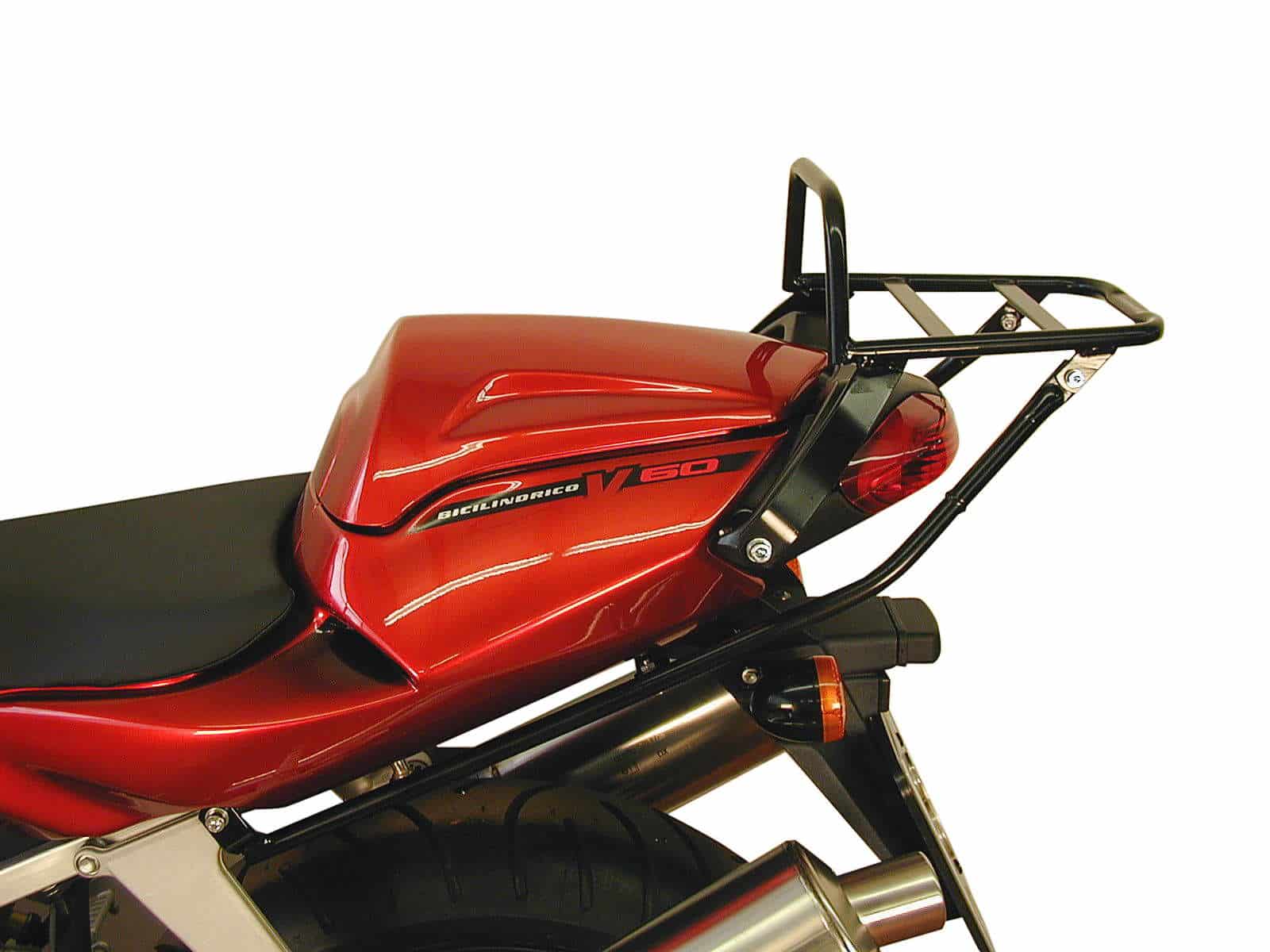 Portaequipajes superior tubular negro para Aprilia SL 1000 Falco (00-03) Hepco & Becker