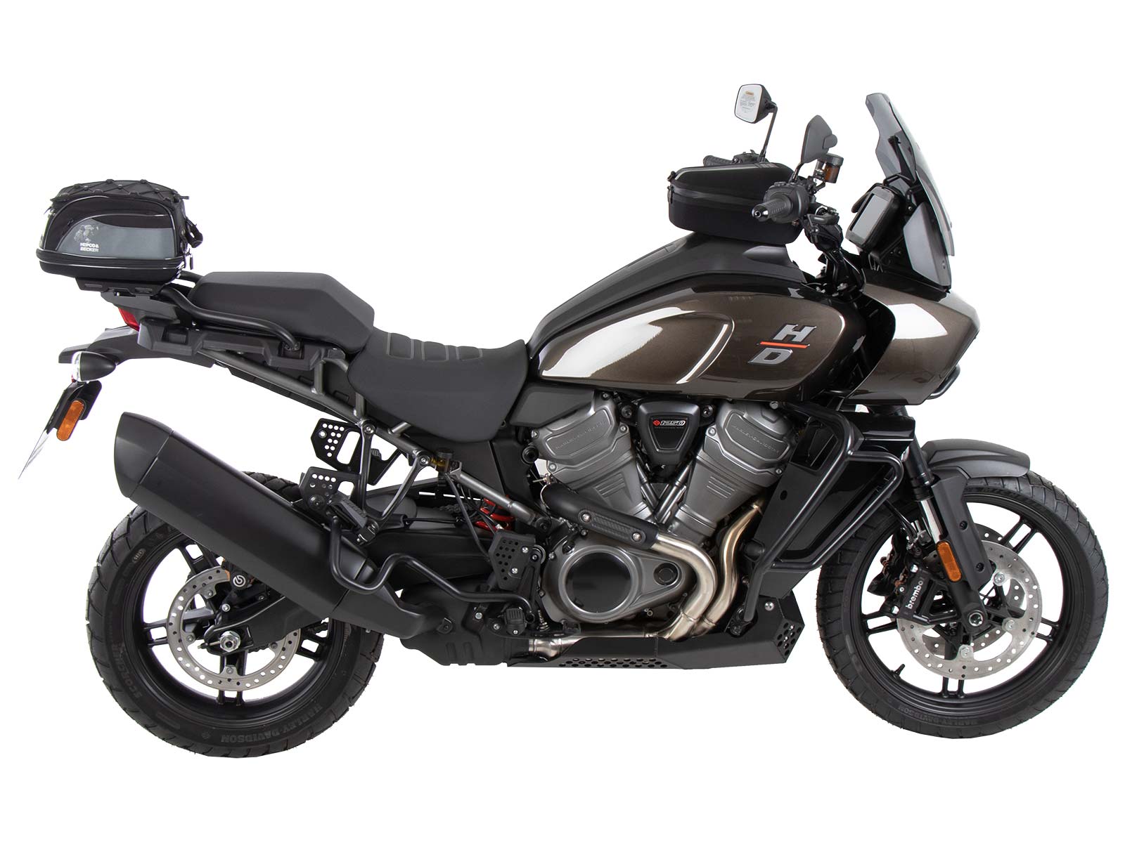 Soporte trasero Smartrack negro para Harley Davidson Pan America 1250 (21-) Hepco & Becker