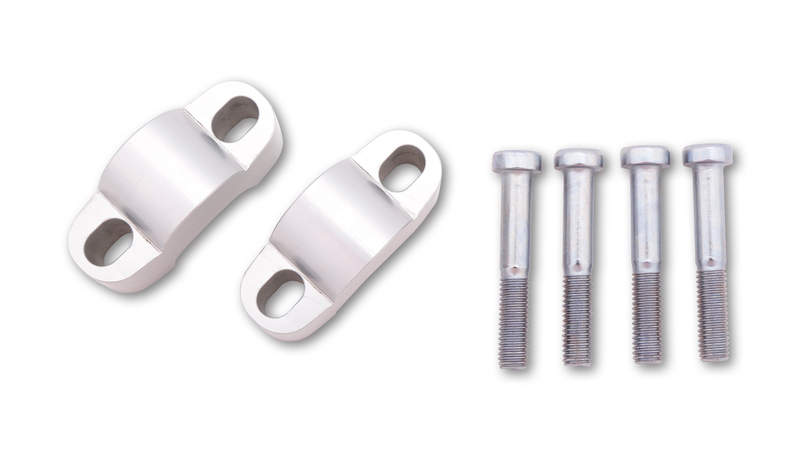 HIGHSIDER elevador de manillar pro plata 25 mm, Para manillares Ø28,6mm