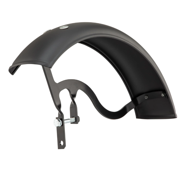Guardabarros Garelli para Vespa PX 80-200ccm, metal, negro mate