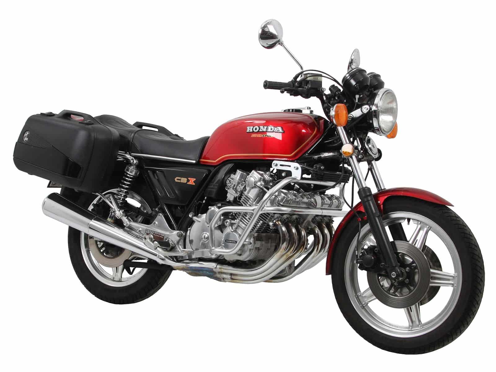 Portamaletas lateral atornillado cromado para Honda CBX 1000 (78-80) Hepco & Becker