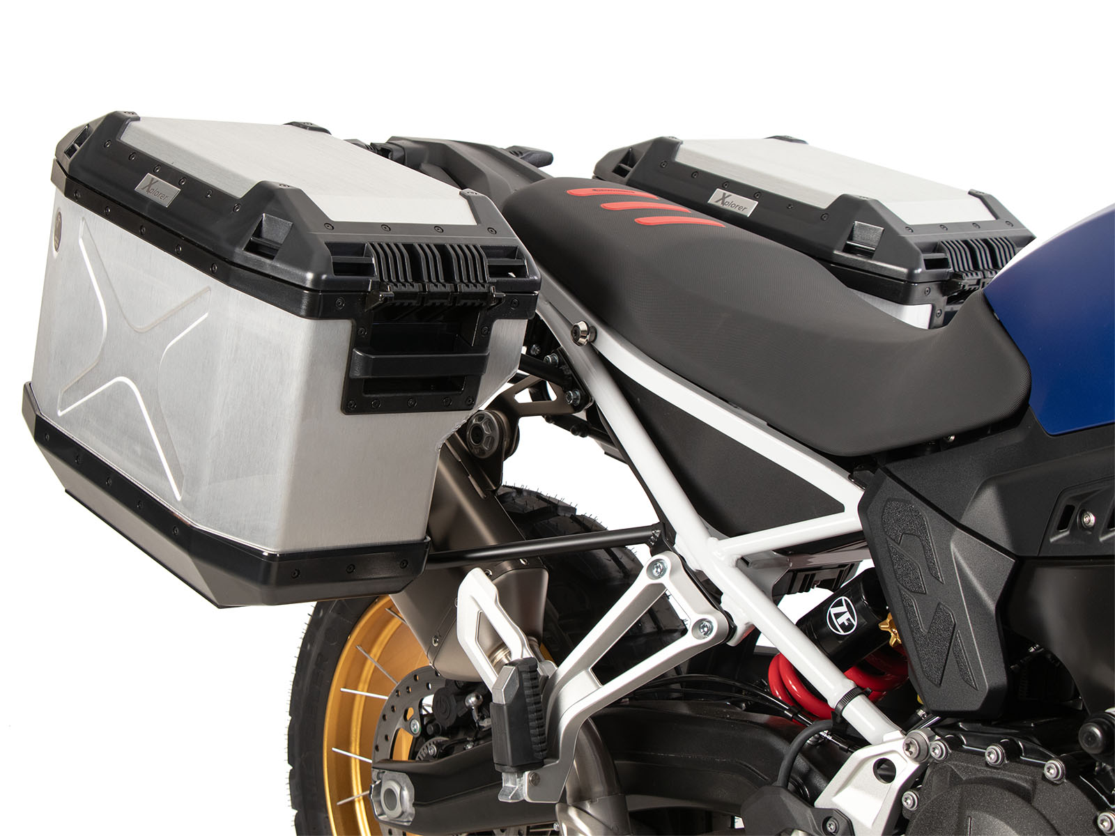 Juego maletas laterales plata para BMW F 900 GS (24-) Hepco & Becker