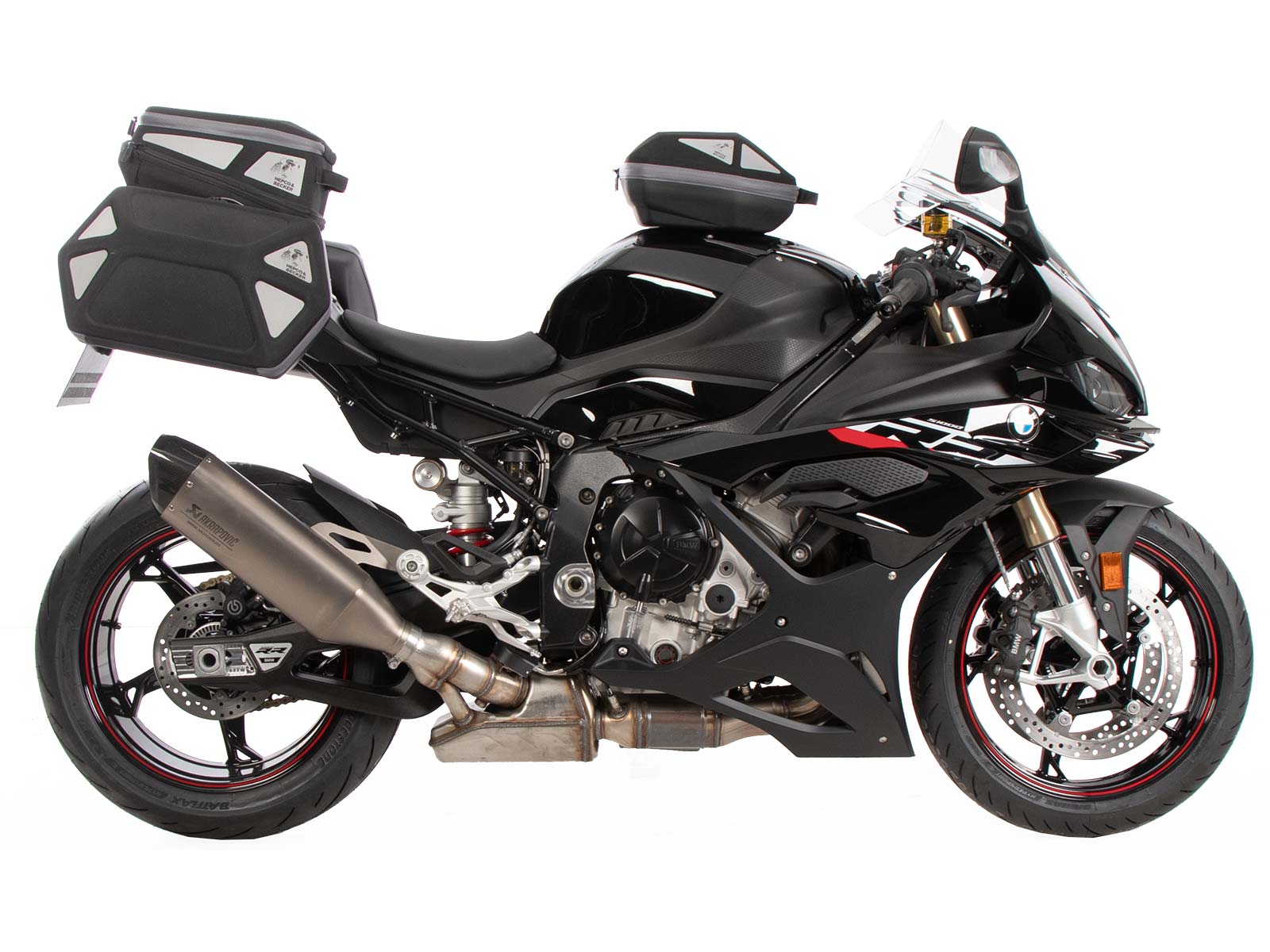 Soporte lateral C-Bow negro para BMW S 1000 RR (23-) Hepco & Becker