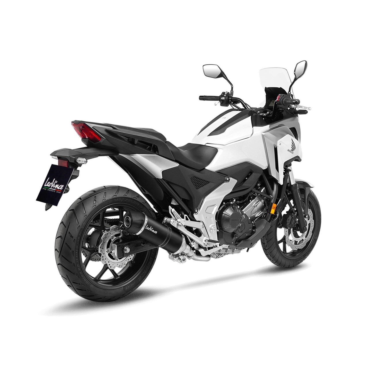 Escape LeoVince LV One Evo para Honda NC 750 XA, carbono, slip on, E-certificate