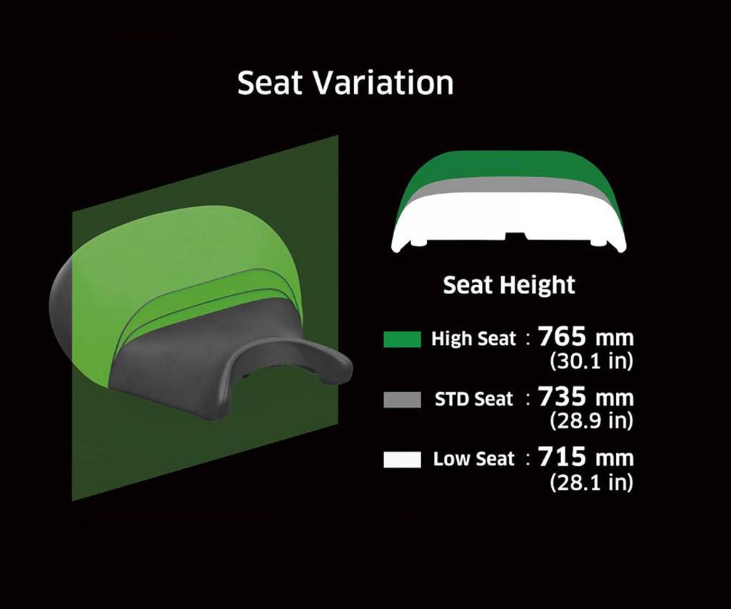 Asiento bajo (-20mm) para Kawasaki Eliminator 500 (24-) Original