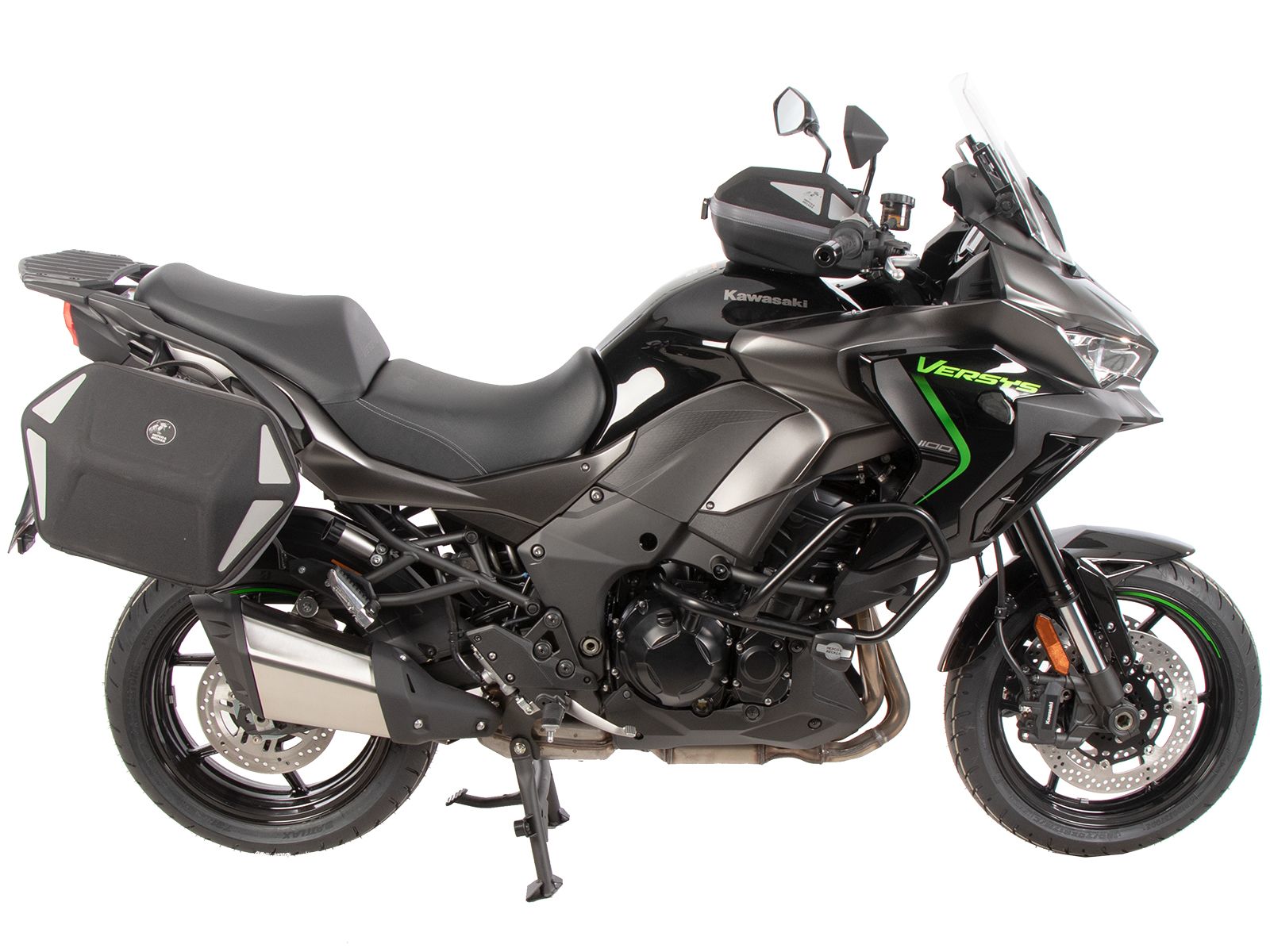 Soporte lateral C-Bow negro para Kawasaki Versys 1100 /SE (25-) Hepco & Becker