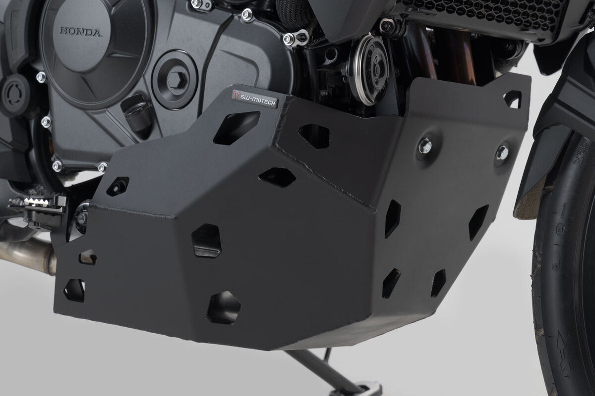 Protector de motor SW-Motech negro para Honda XL 750 Transalp