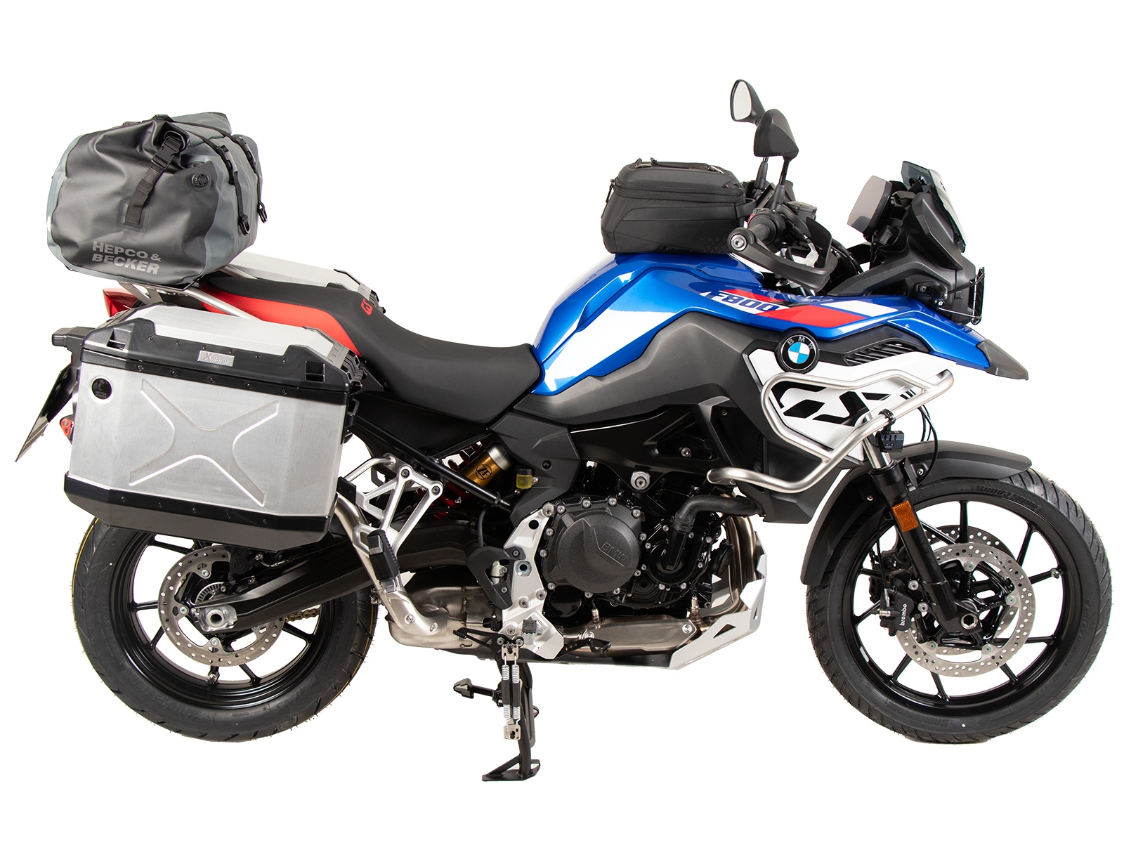 Extensión portaequipajes para combinar con el portaequipajes original de acero inoxidable para BMW F 800 GS (24-)