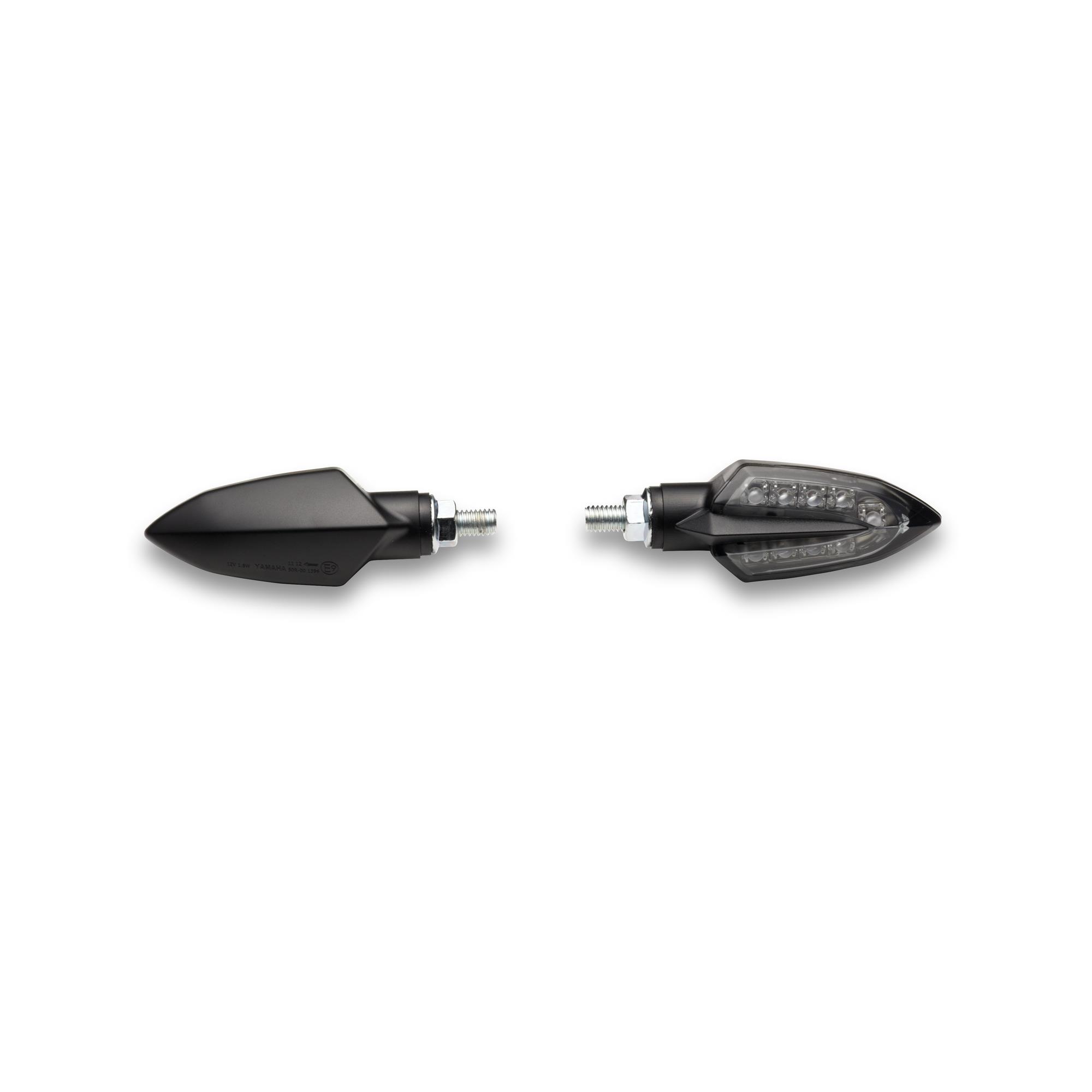Intermitentes LED negros originales de Yamaha