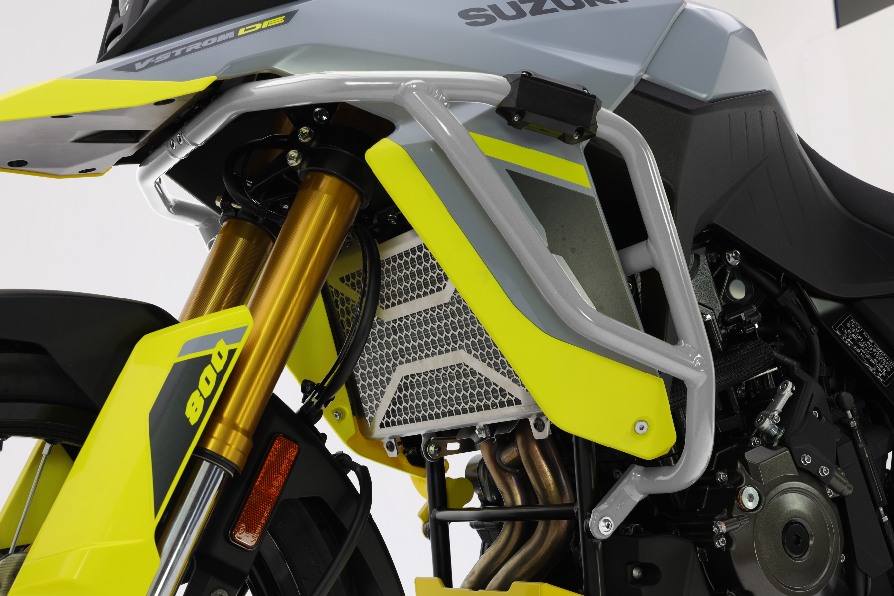 Barra antichoque aluminio gris para Suzuki V-Strom 800 DE (23-)