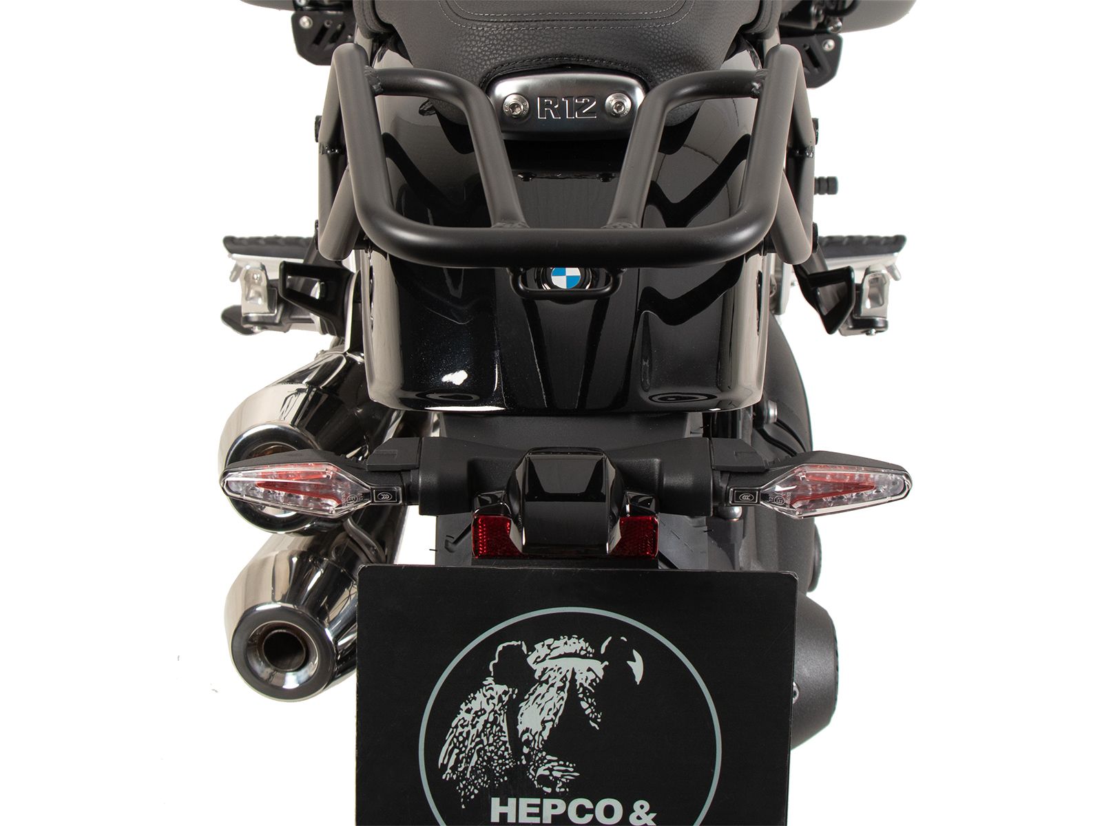 Portaequipajes tubular negro para BMW R 12 (24-) Hepco & Becker