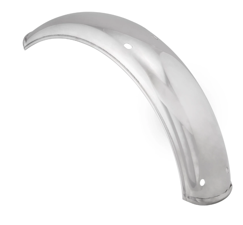Guardabarros 2.0 Garelli sin soporte para Vespa PX 80-200cc, acero inoxidable pulido