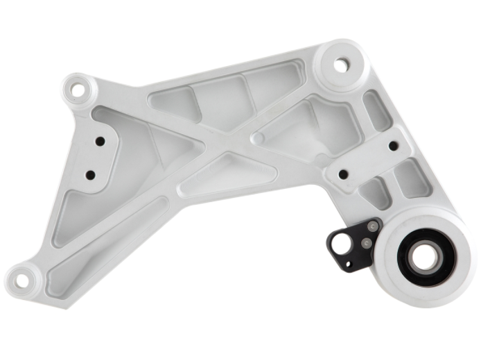 Brazo oscilante para escape de competición, trasero para Vespa GTS/GTS Super/GTV 125-300cc con ABS, plata