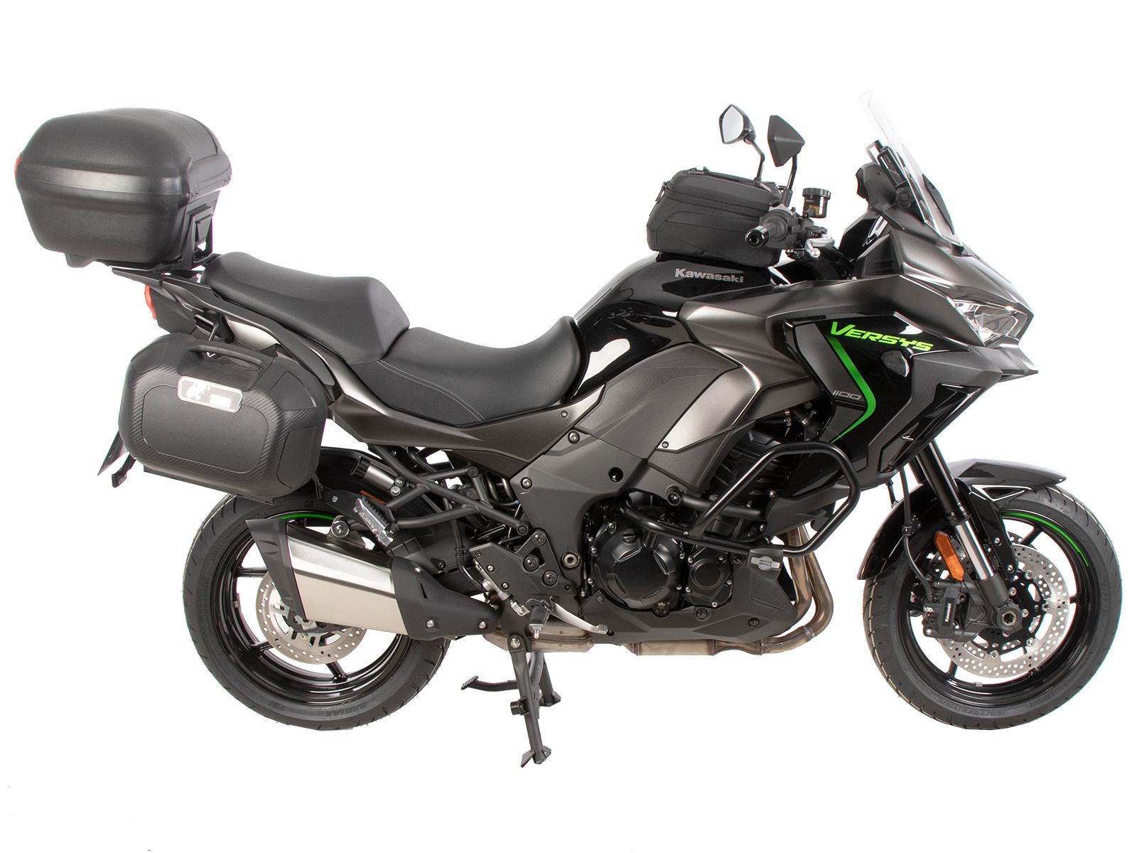 Portamaletas superior de aluminio negro para Kawasaki Versys 1100 /SE (25-) Hepco & Becker